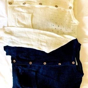 2 lightweight Next baby girl cardigans - 2-3T
